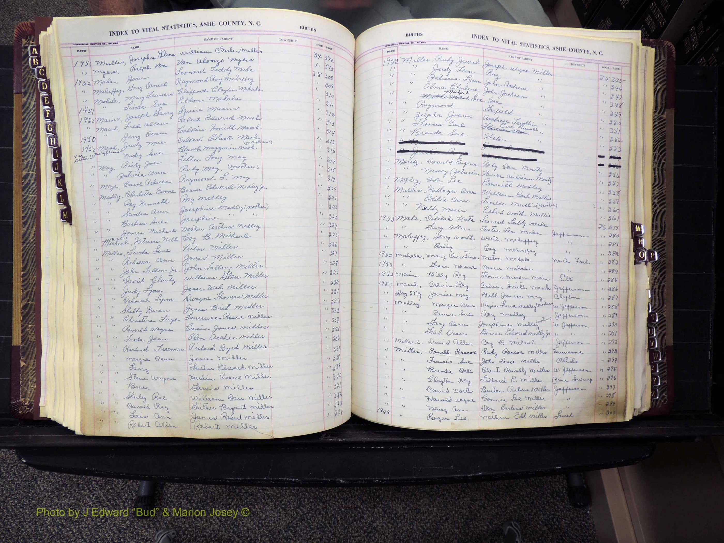 Ashe Co, NC, Births, 1947-1997 (231).JPG