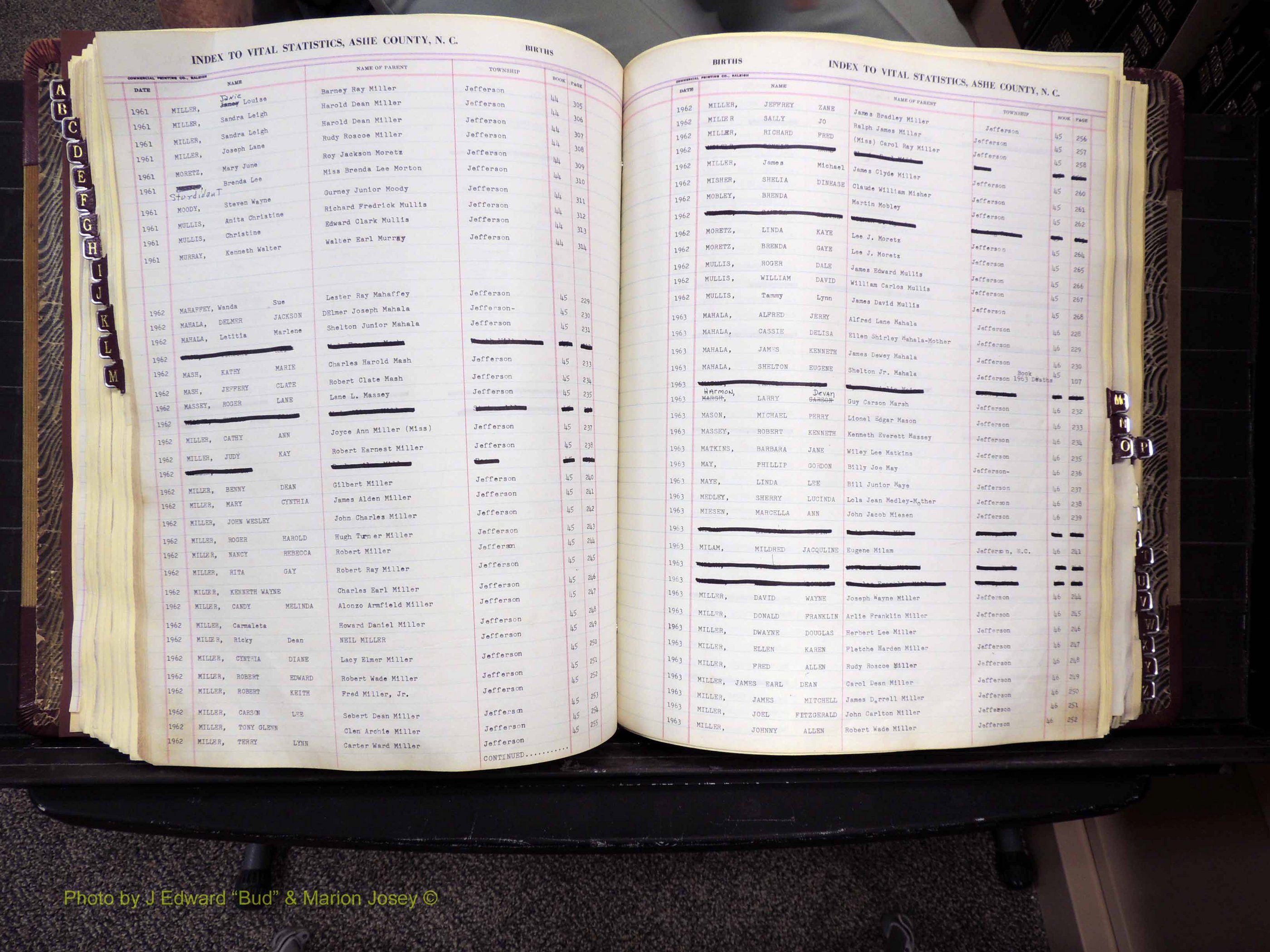 Ashe Co, NC, Births, 1947-1997 (237).JPG