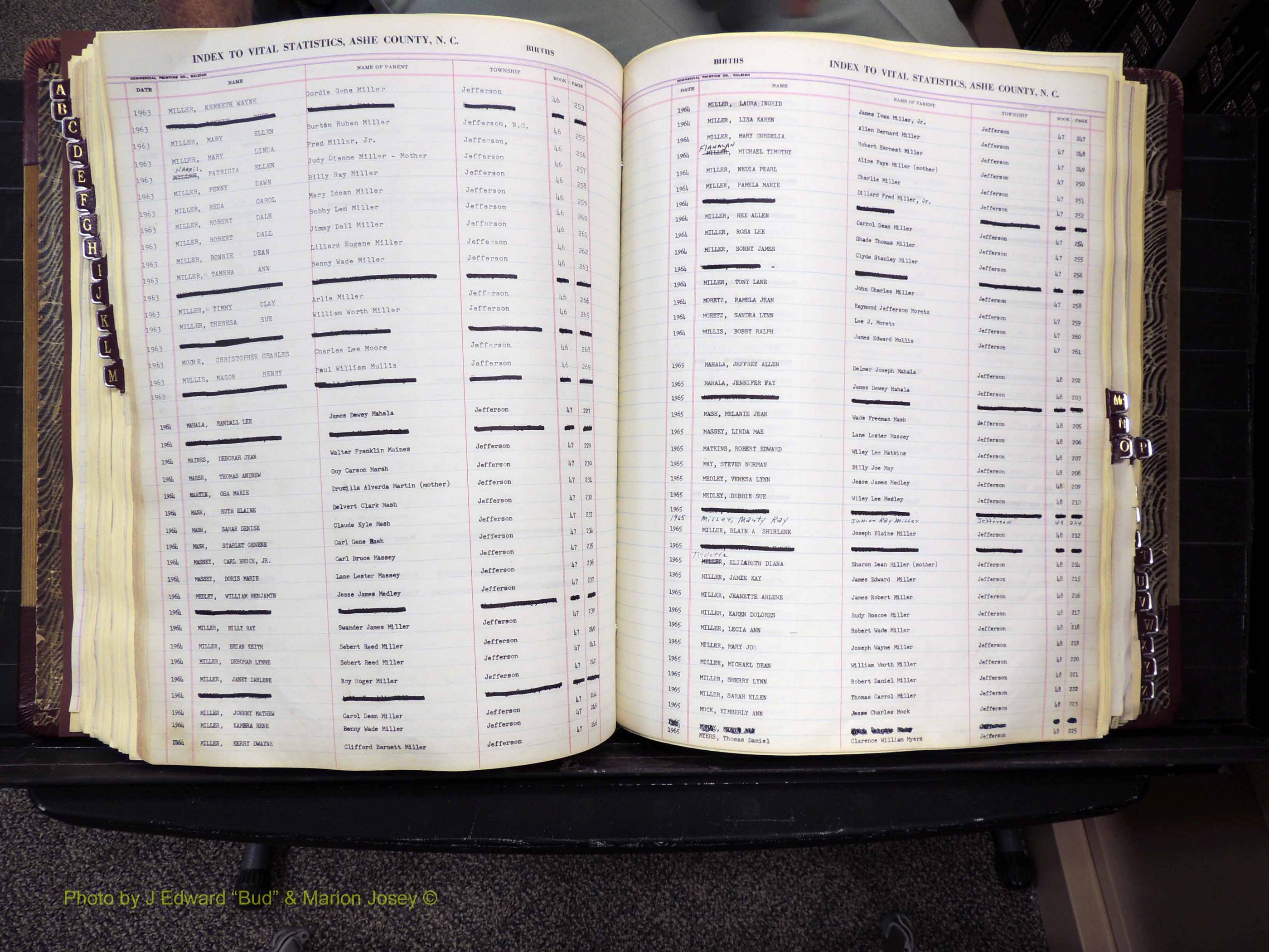 Ashe Co, NC, Births, 1947-1997 (238).JPG
