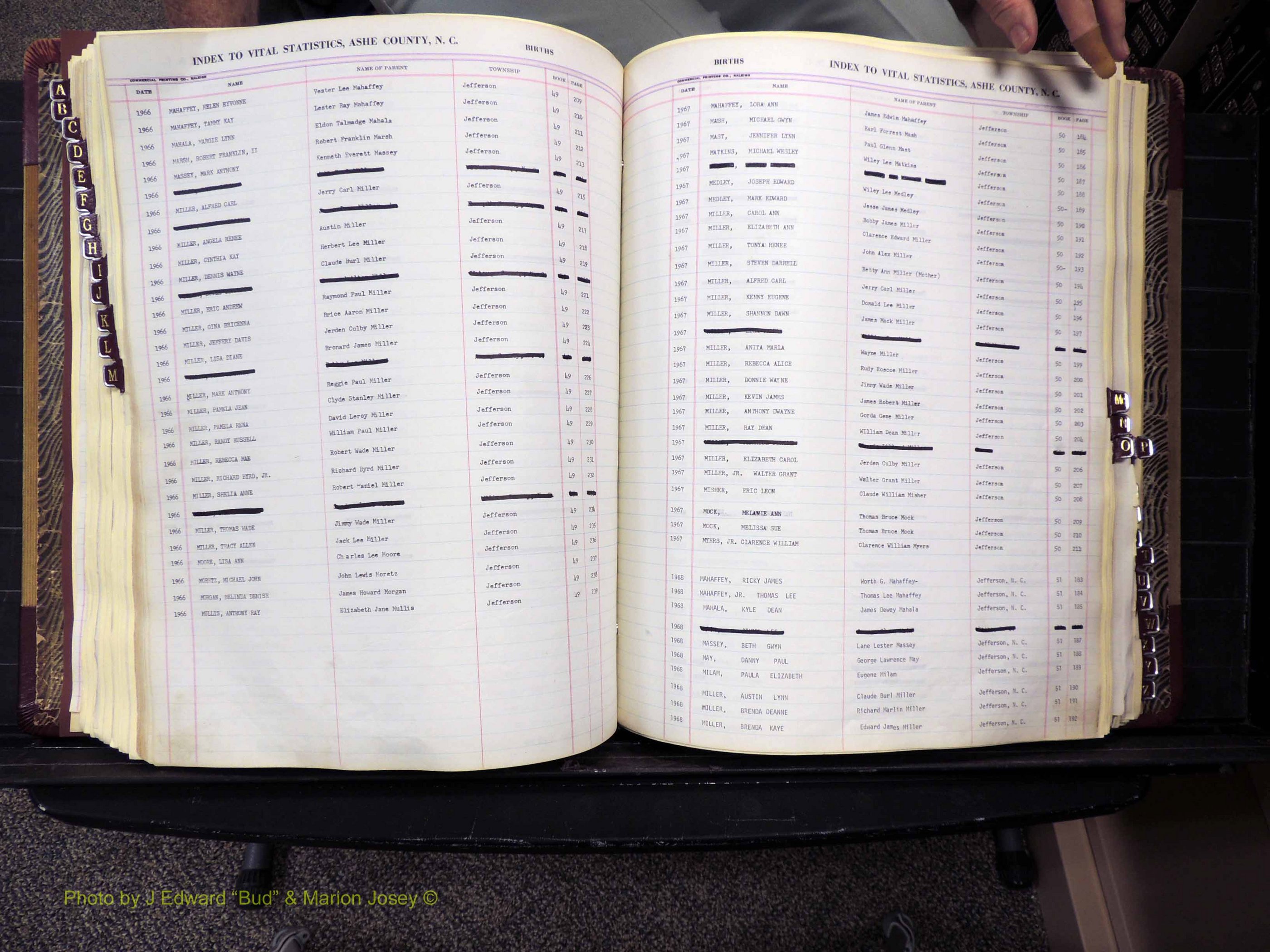 Ashe Co, NC, Births, 1947-1997 (239).JPG