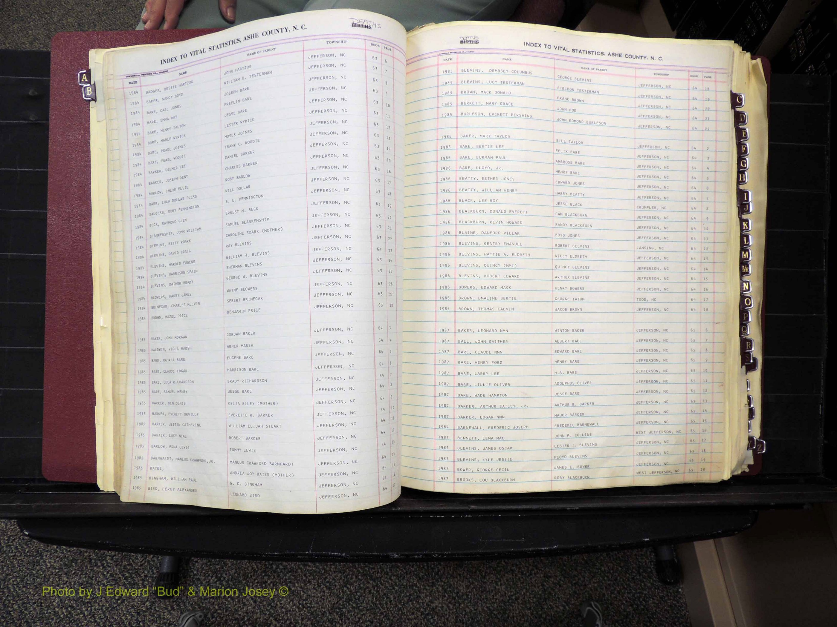 Ashe Co, NC, Deaths, 1913-1997 (127).JPG