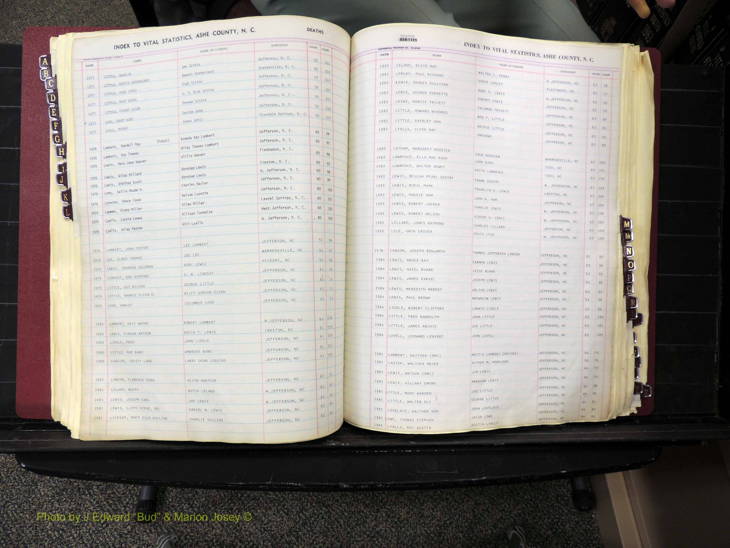Ashe Co, NC, Deaths, 1913-1997 (223).JPG