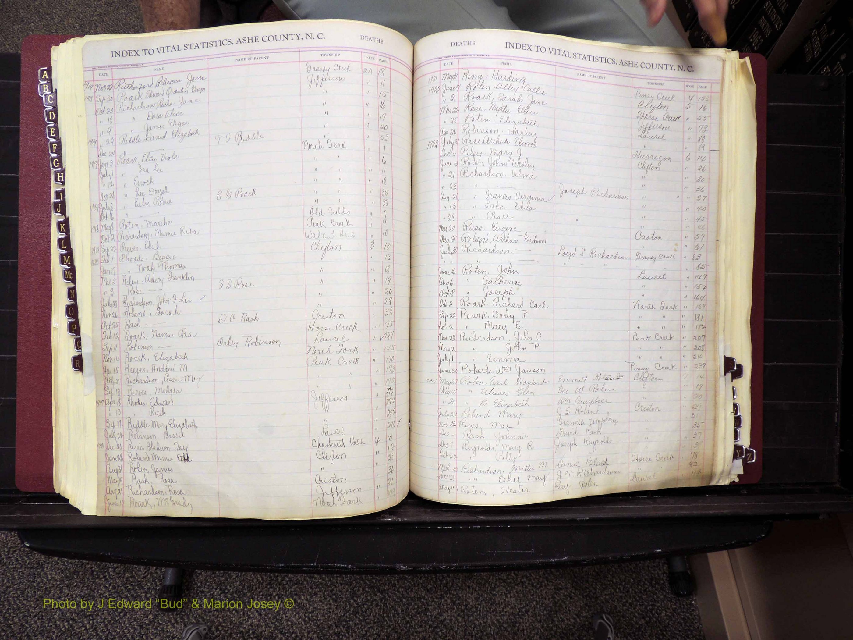 Ashe Co, NC, Deaths, 1913-1997 (279).JPG