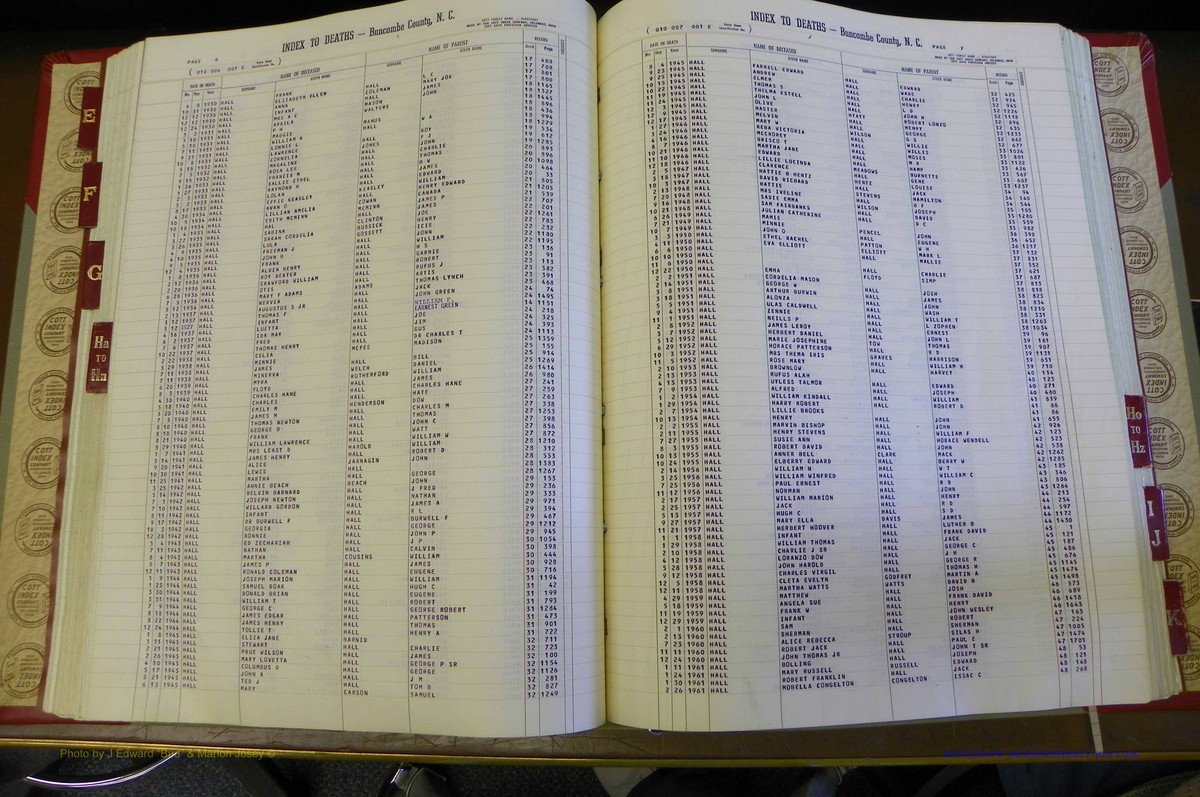 Bun. Co, NC, Deaths 1890 - 1988, E to K (106).JPG
