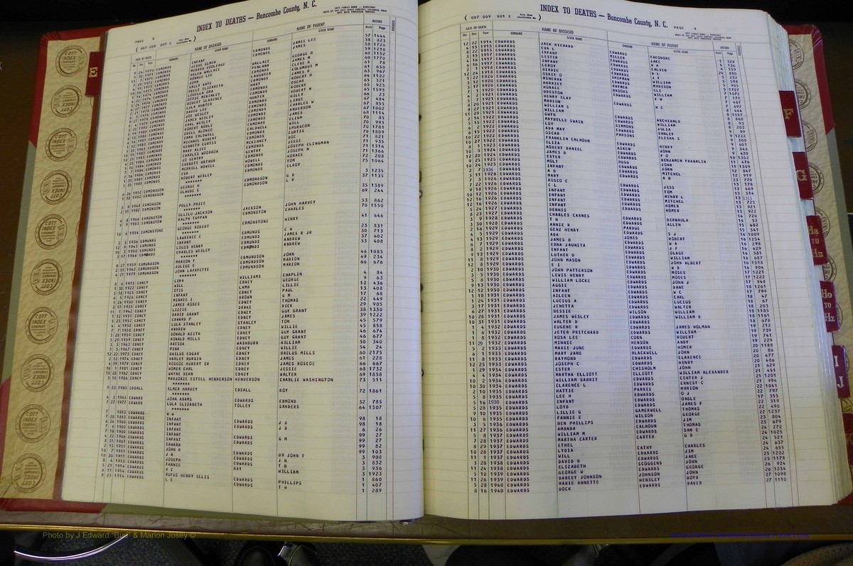 Bun. Co, NC, Deaths 1890 - 1988, E to K (8).JPG