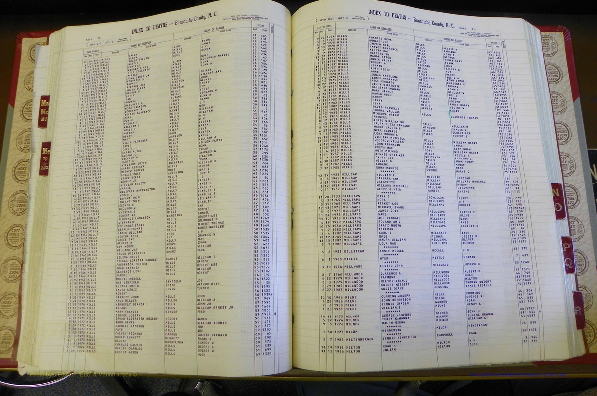Bun. Co, NC, Deaths 1890 - 2009, L to R (104).JPG