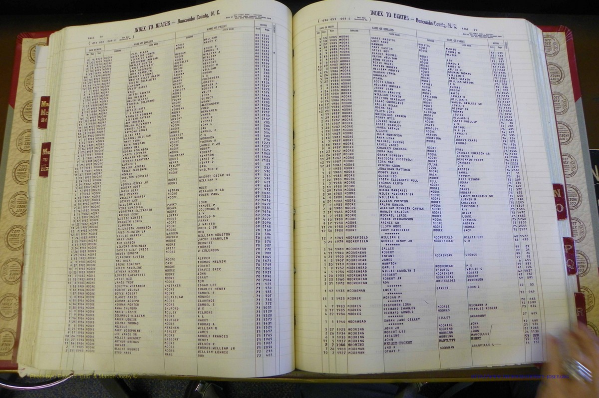 Bun. Co, NC, Deaths 1890 - 2009, L to R (114).JPG