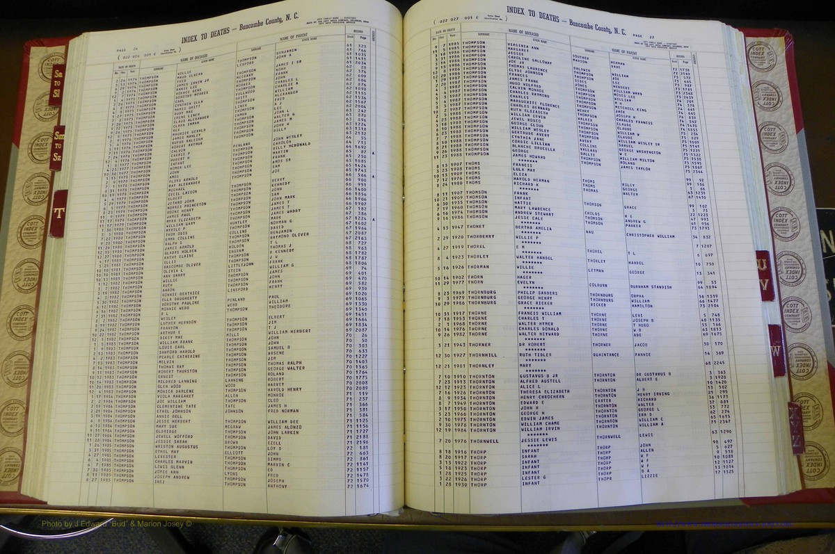 Bun. Co, NC, Deaths 1890 -1988, S to Z (100).JPG