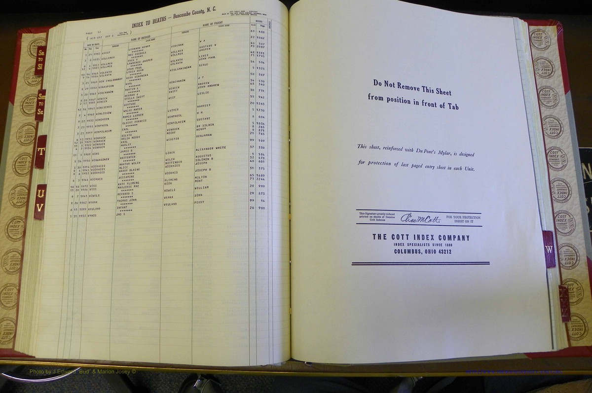Bun. Co, NC, Deaths 1890 -1988, S to Z (120).JPG