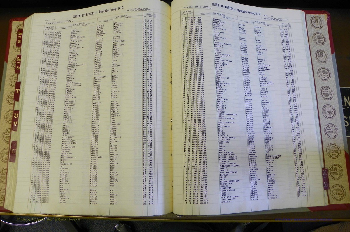 Bun. Co, NC, Deaths 1890 -1988, S to Z (170).JPG