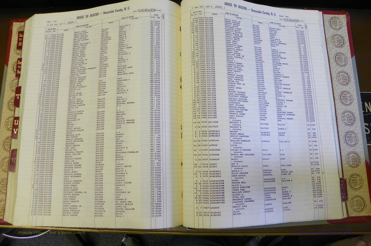 Bun. Co, NC, Deaths 1890 -1988, S to Z (174).JPG