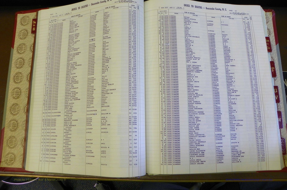 Bun. Co, NC, Deaths 1890 -1988, S to Z (33).JPG
