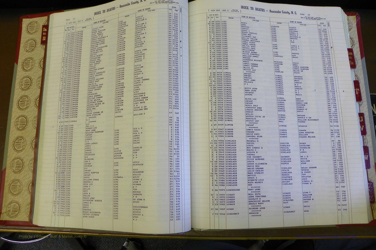 Bun. Co, NC, Deaths 1890 -1988, S to Z (35).JPG
