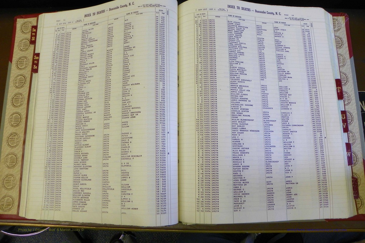 Bun. Co, NC, Deaths 1890 -1988, S to Z (52).JPG