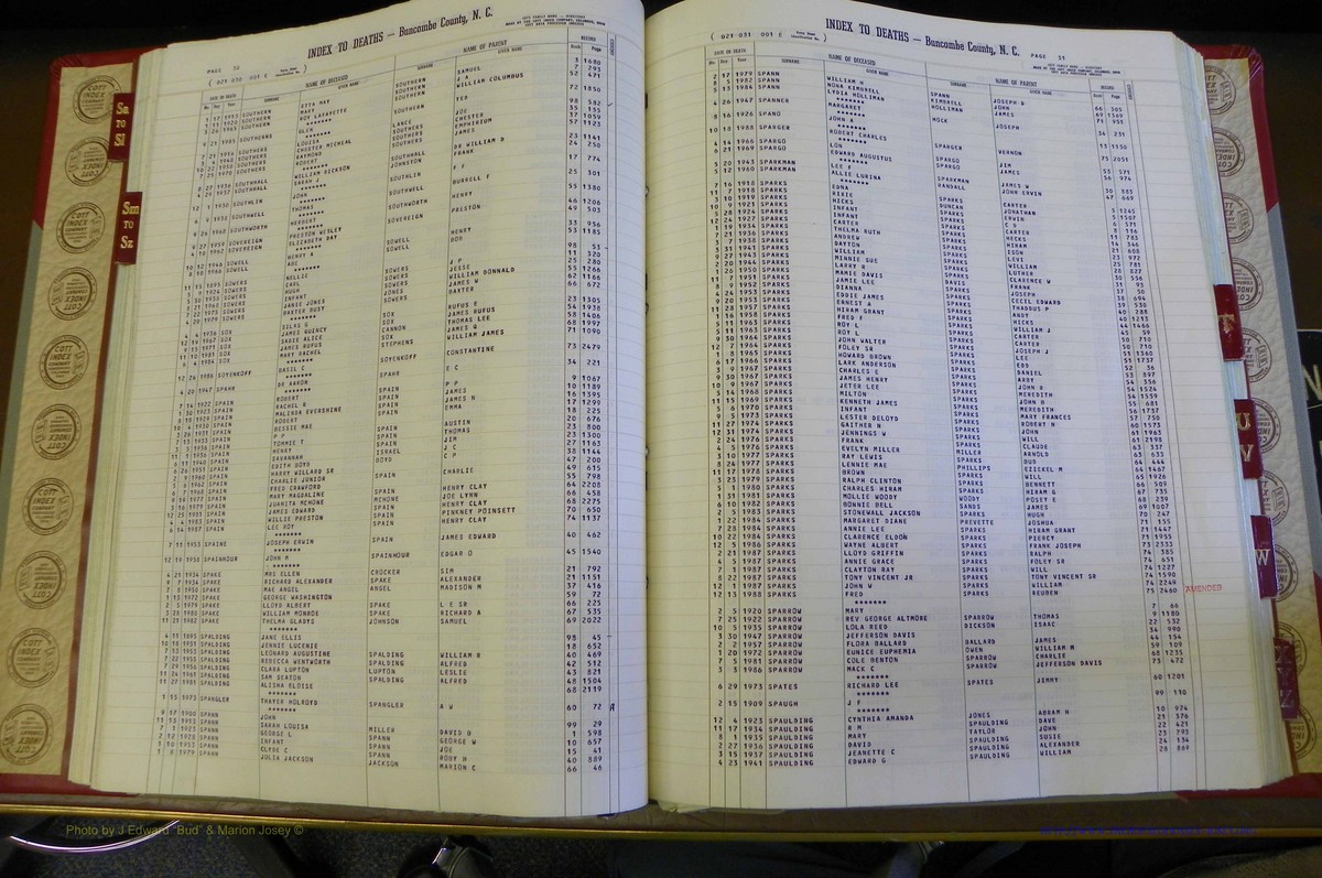 Bun. Co, NC, Deaths 1890 -1988, S to Z (59).JPG