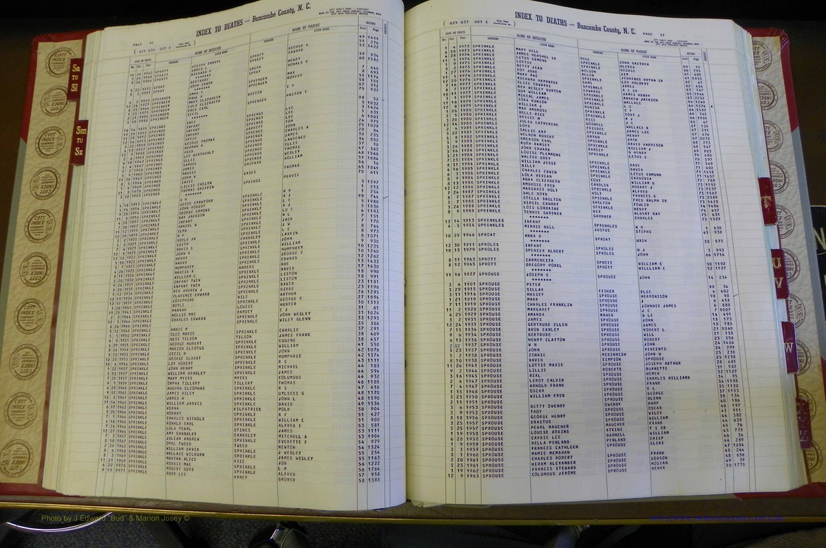 Bun. Co, NC, Deaths 1890 -1988, S to Z (62).JPG