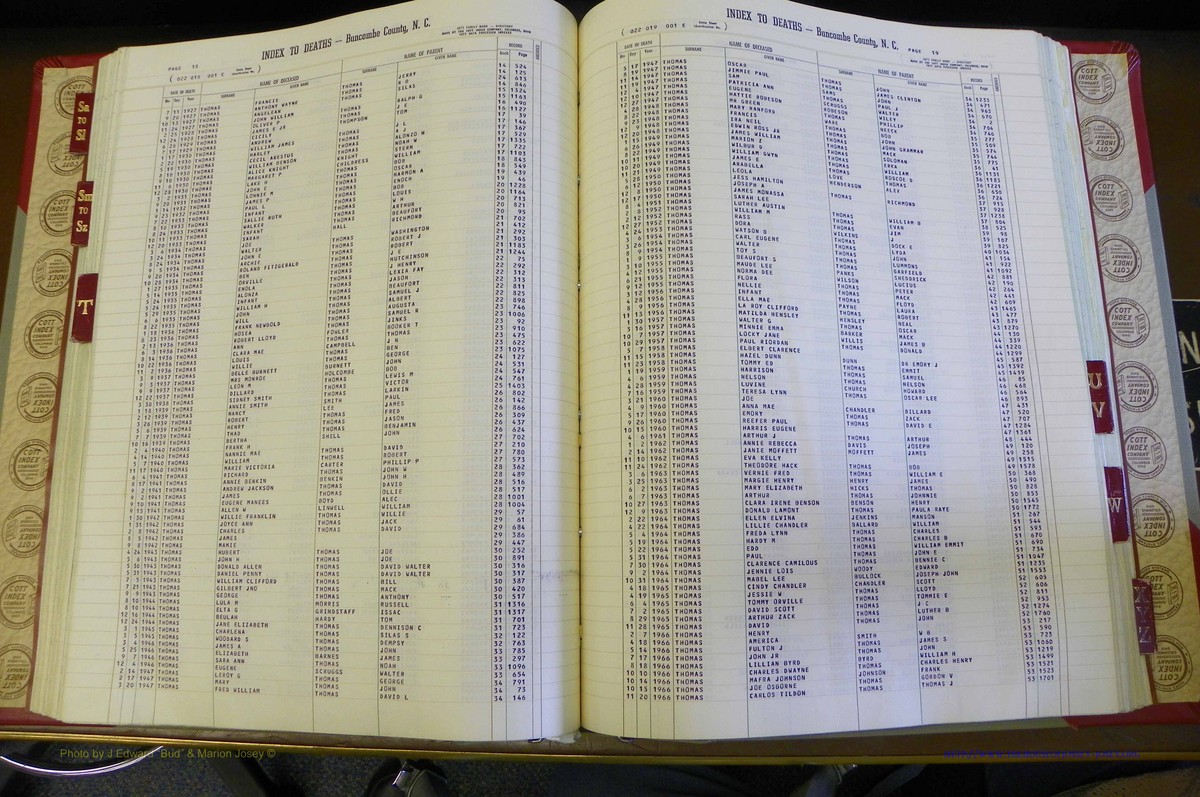Bun. Co, NC, Deaths 1890 -1988, S to Z (96).JPG