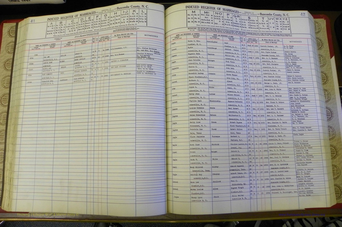 Bun Co, NC, Marr 1950 - 1961, Female Index (117).JPG