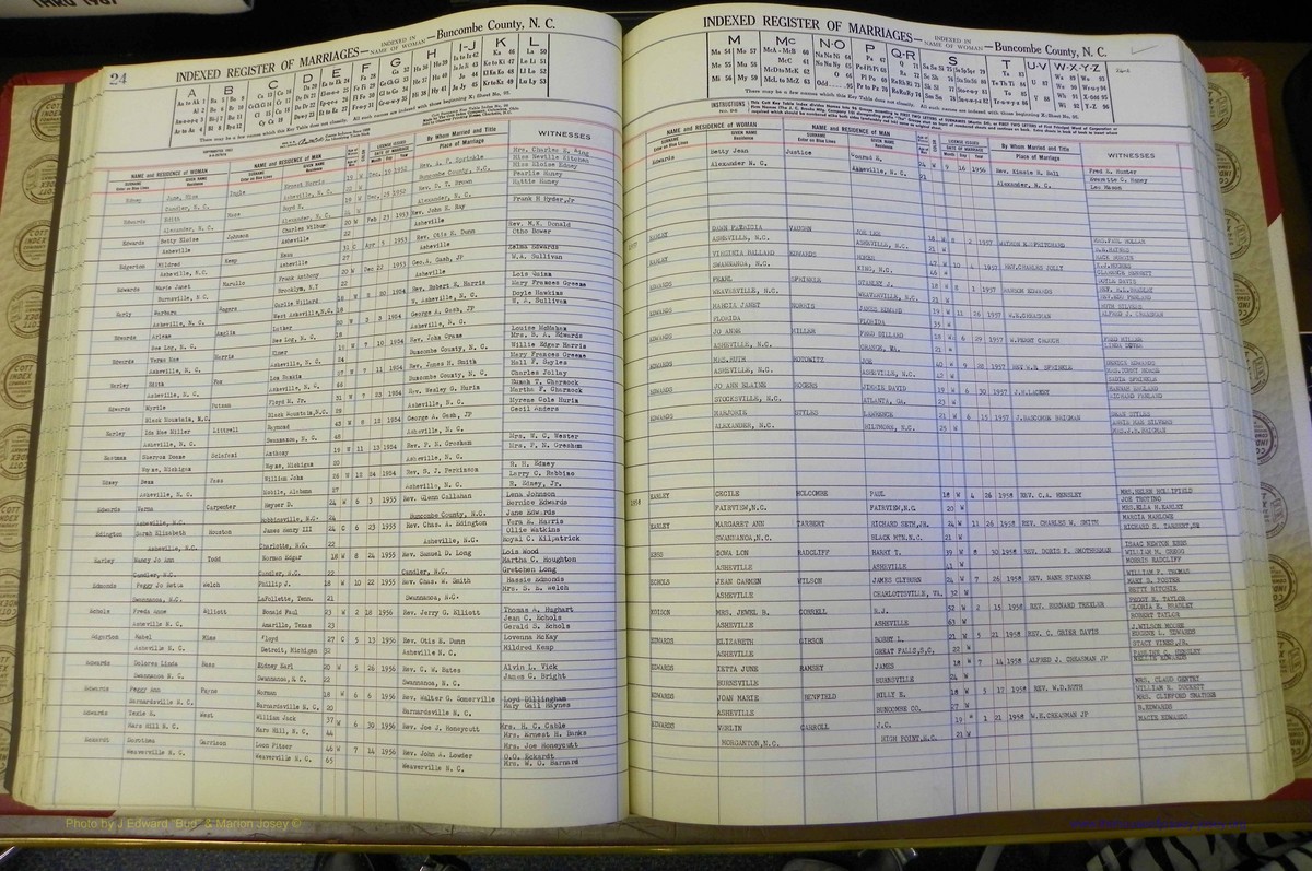 Bun Co, NC, Marr 1950 - 1961, Female Index (68).JPG