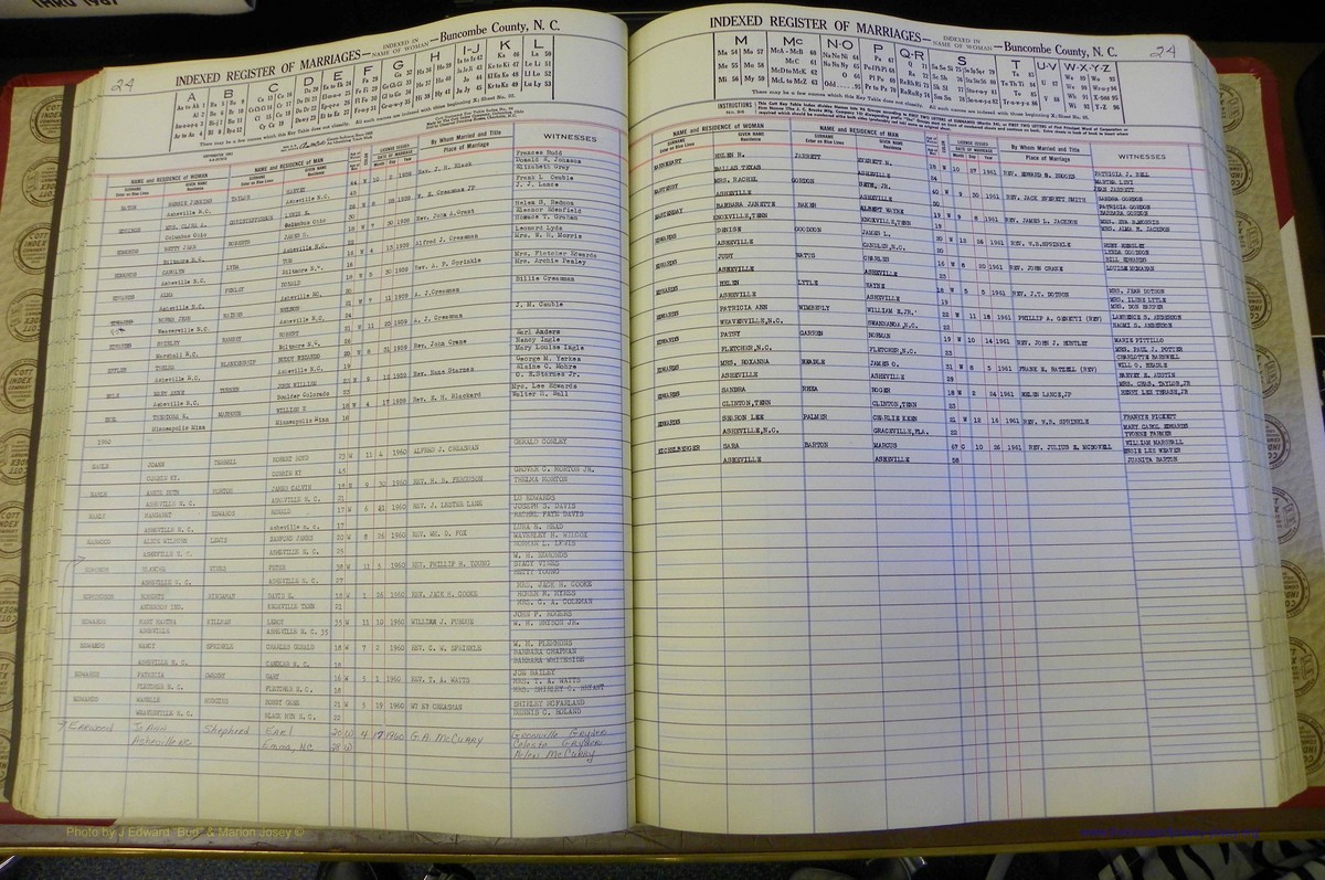 Bun Co, NC, Marr 1950 - 1961, Female Index (69).JPG