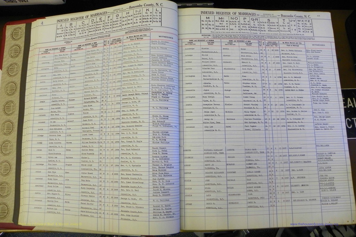 Bun Co, NC, Marr 1950 - 1961, Female Index (9).JPG