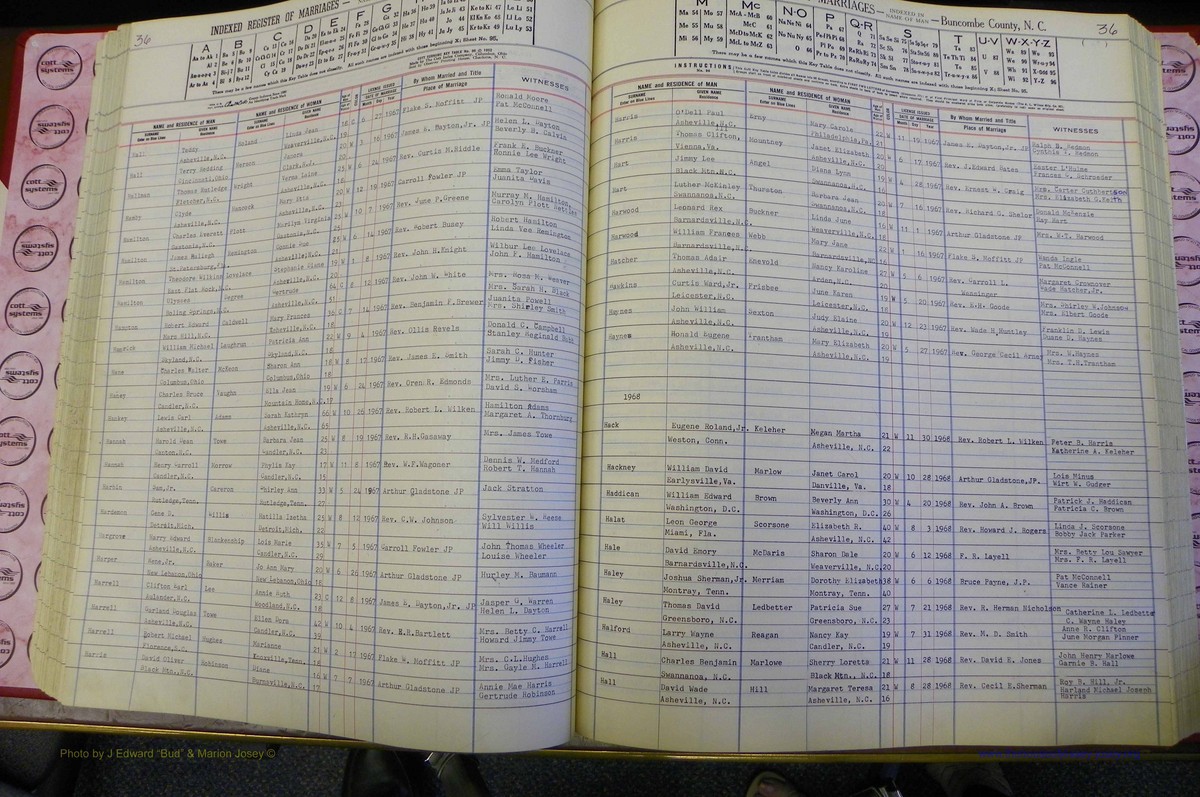 Bun Co, NC, Marr 1962 - 1969, Male Index (112).JPG