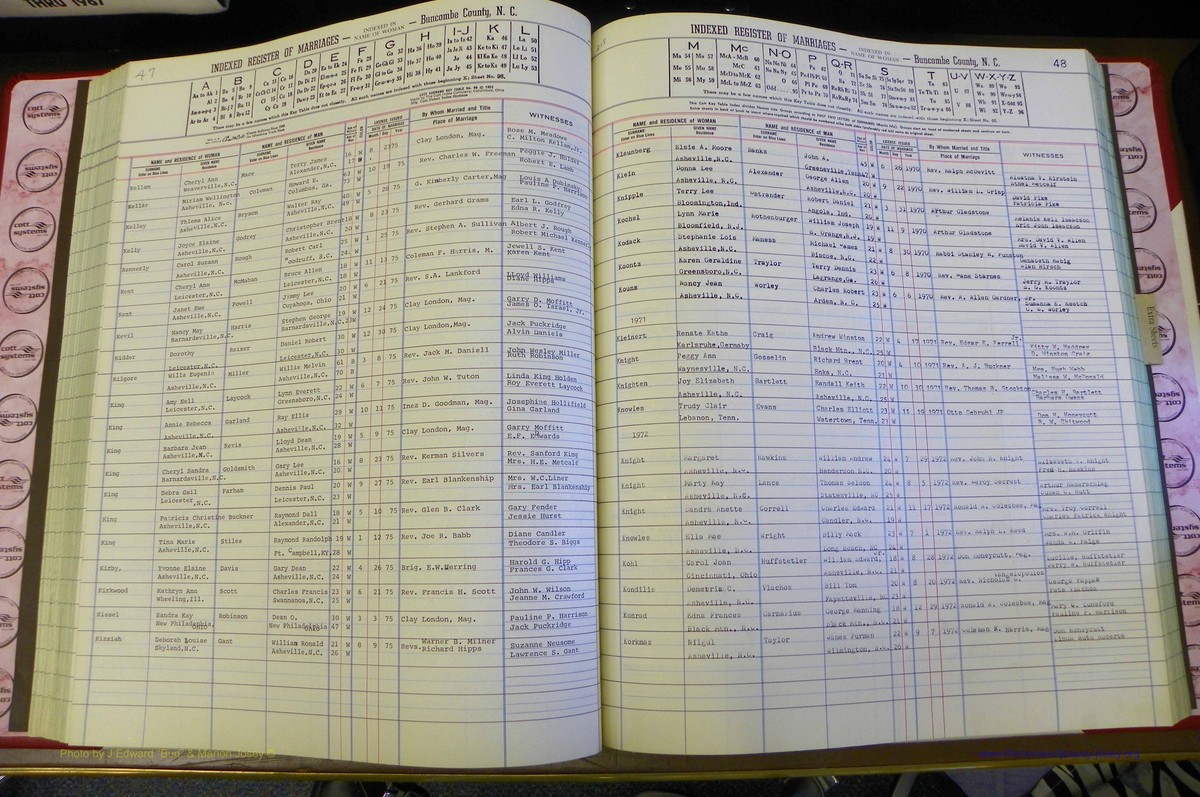 Bun Co, NC, Marr 1970 - 1975, Female Index (121).JPG