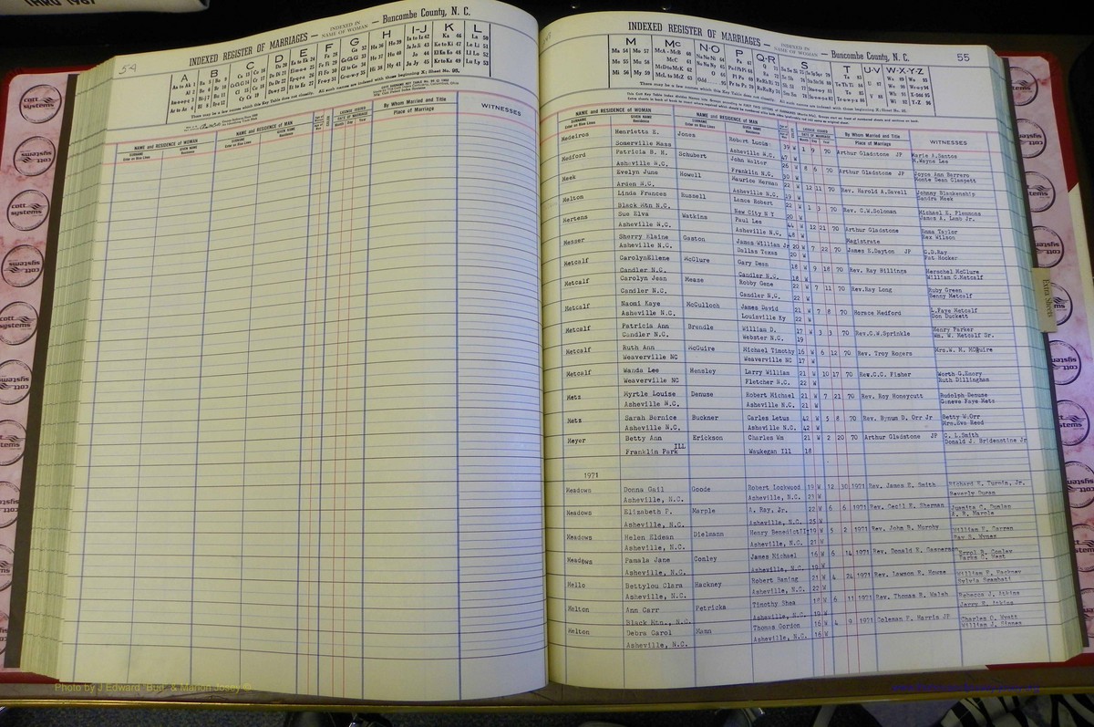 Bun Co, NC, Marr 1970 - 1975, Female Index (137).JPG