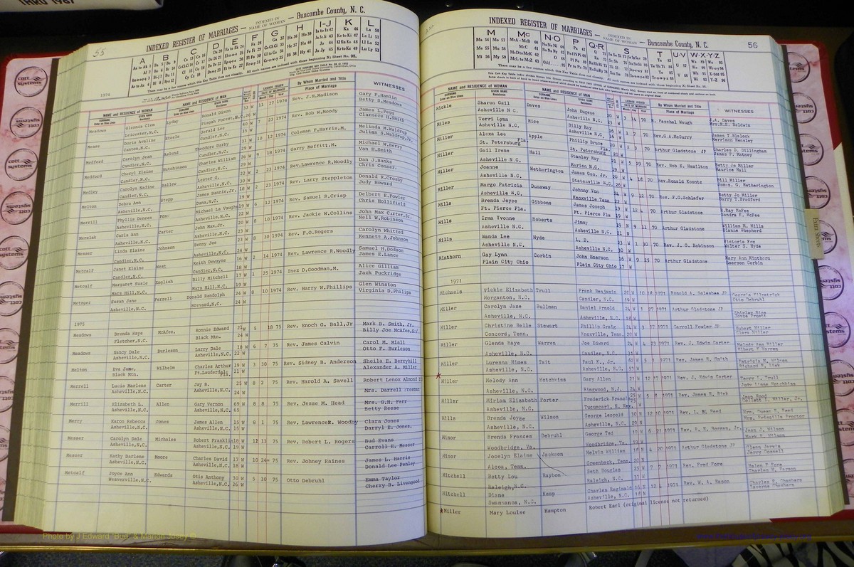 Bun Co, NC, Marr 1970 - 1975, Female Index (139).JPG