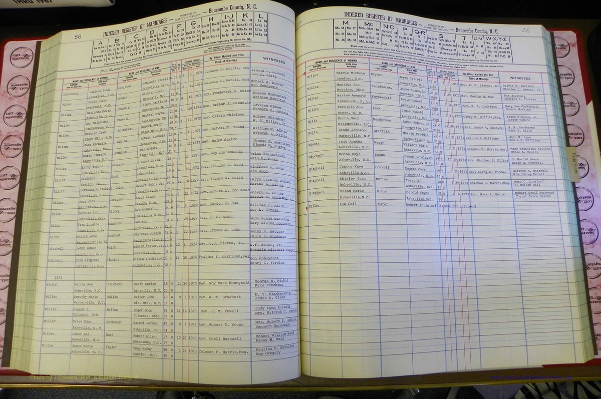 Bun Co, NC, Marr 1970 - 1975, Female Index (140).JPG