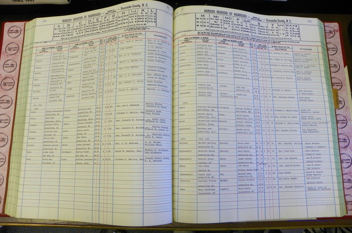 Bun Co, NC, Marr 1976 - 1981, Female Index (134).JPG