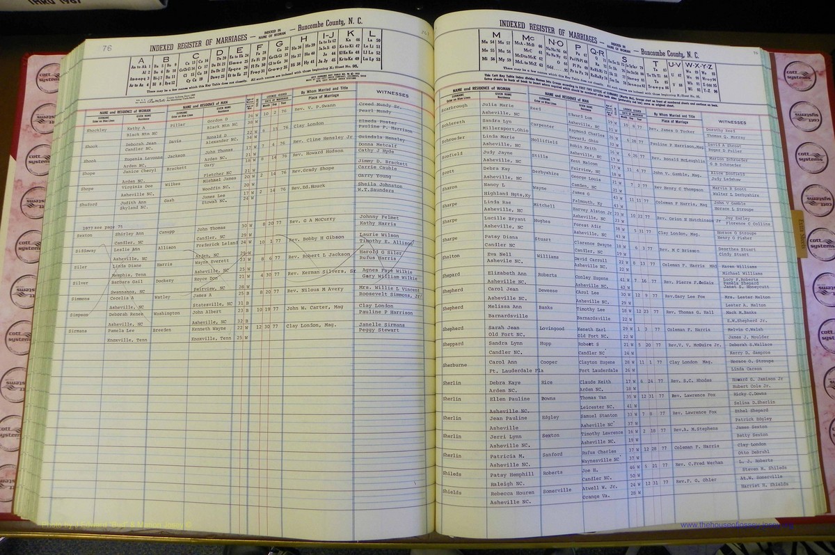 Bun Co, NC, Marr 1976 - 1981, Female Index (210).JPG