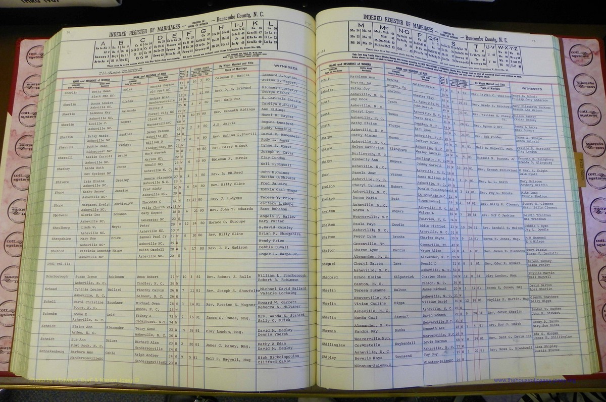 Bun Co, NC, Marr 1976 - 1981, Female Index (213).JPG