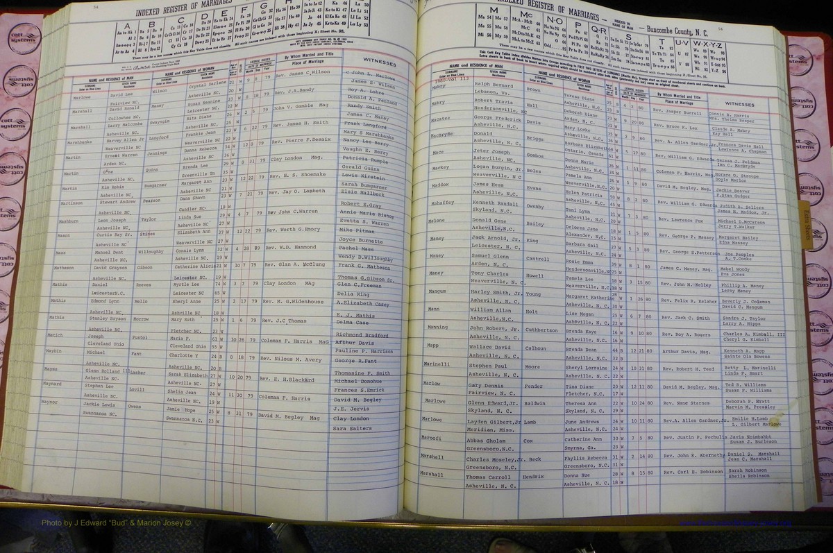 Bun Co, NC, Marr 1976 - 1981, Male Index (142).JPG