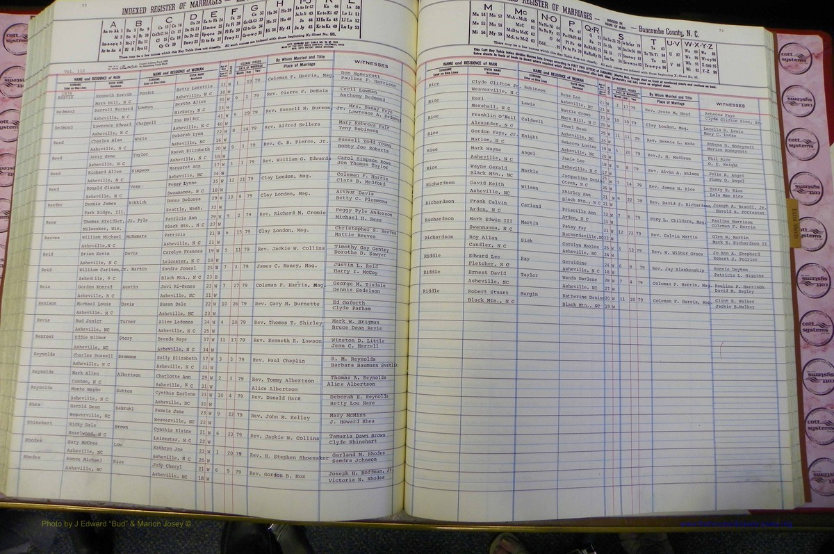 Bun Co, NC, Marr 1976 - 1981, Male Index (191).JPG