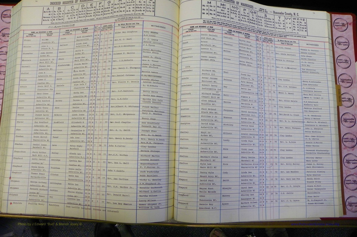 Bun Co, NC, Marr 1976 - 1981, Male Index (206).JPG
