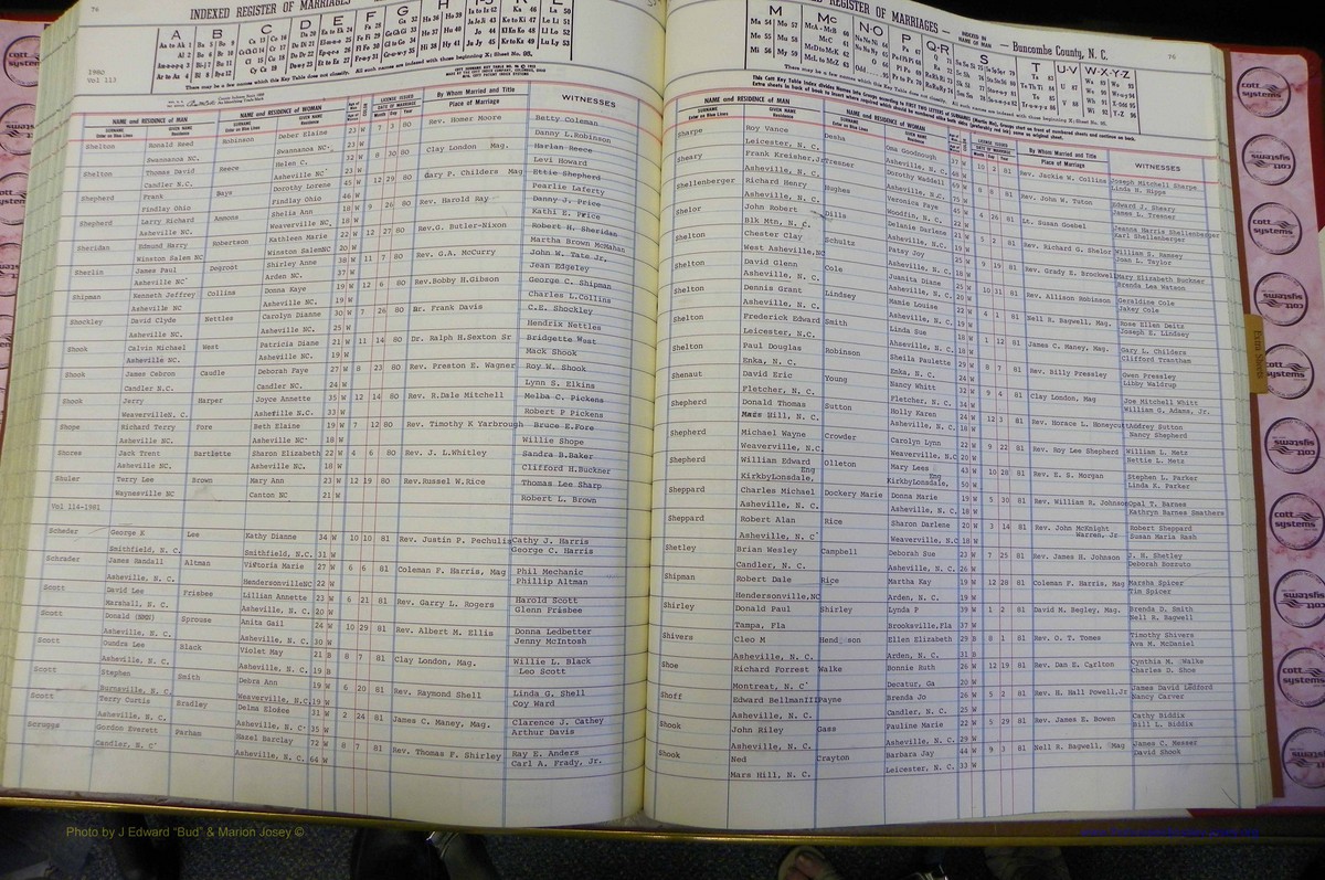 Bun Co, NC, Marr 1976 - 1981, Male Index (208).JPG