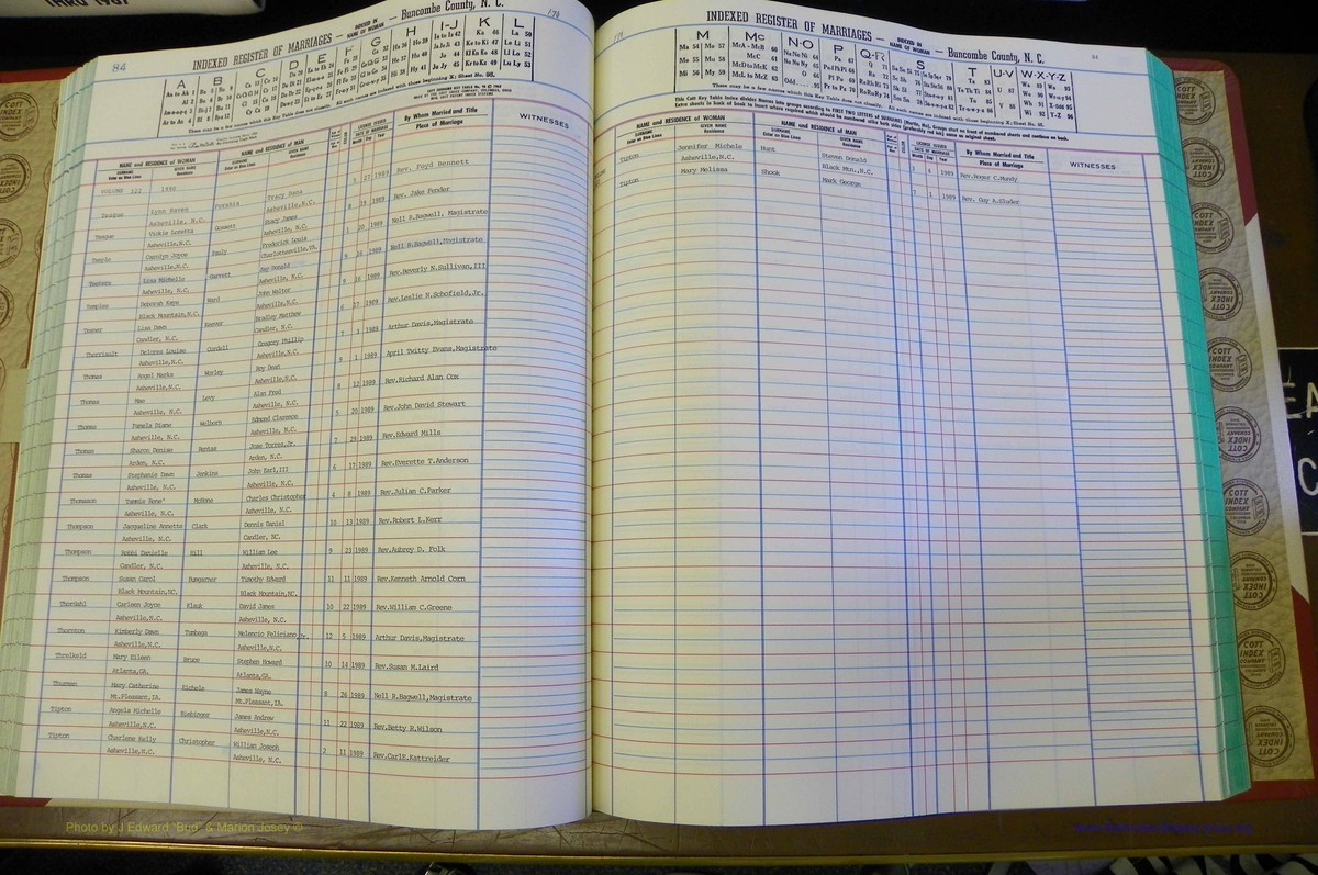 Bun Co, NC, Marr 1988 - 1989, Female Index (112).JPG