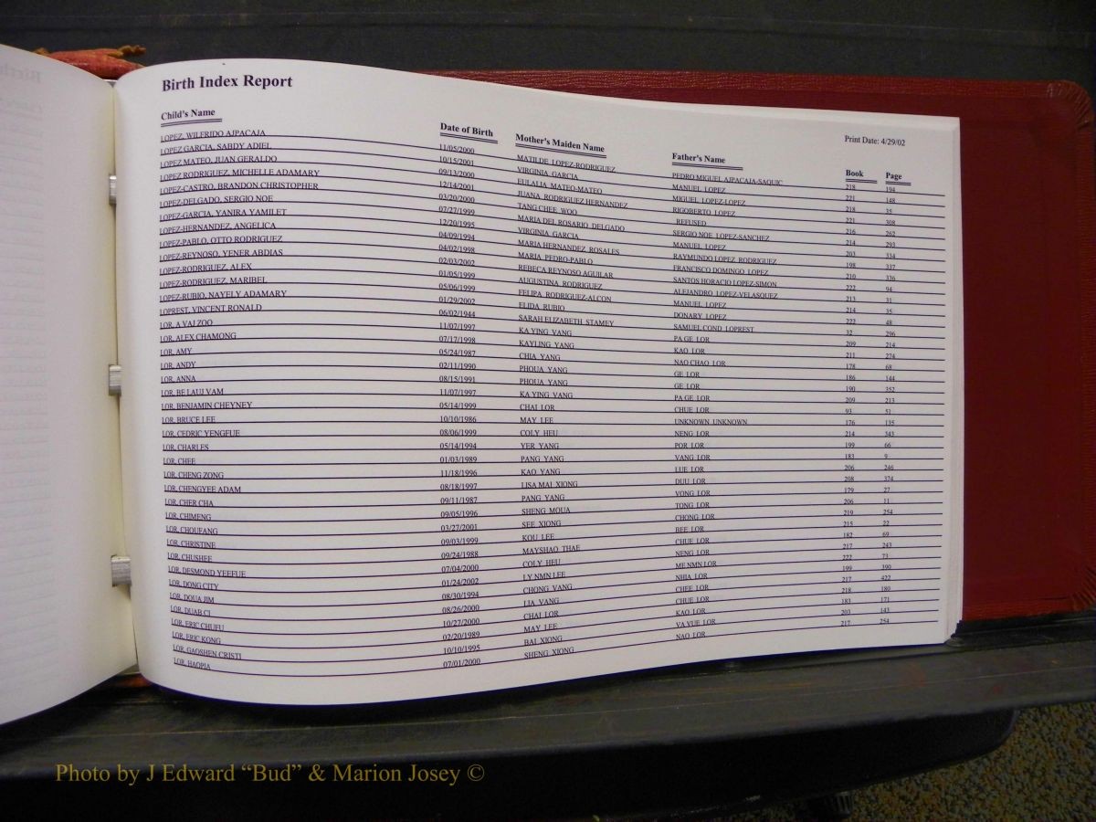 Burke Births, 1913-2001, A-L 1469.JPG
