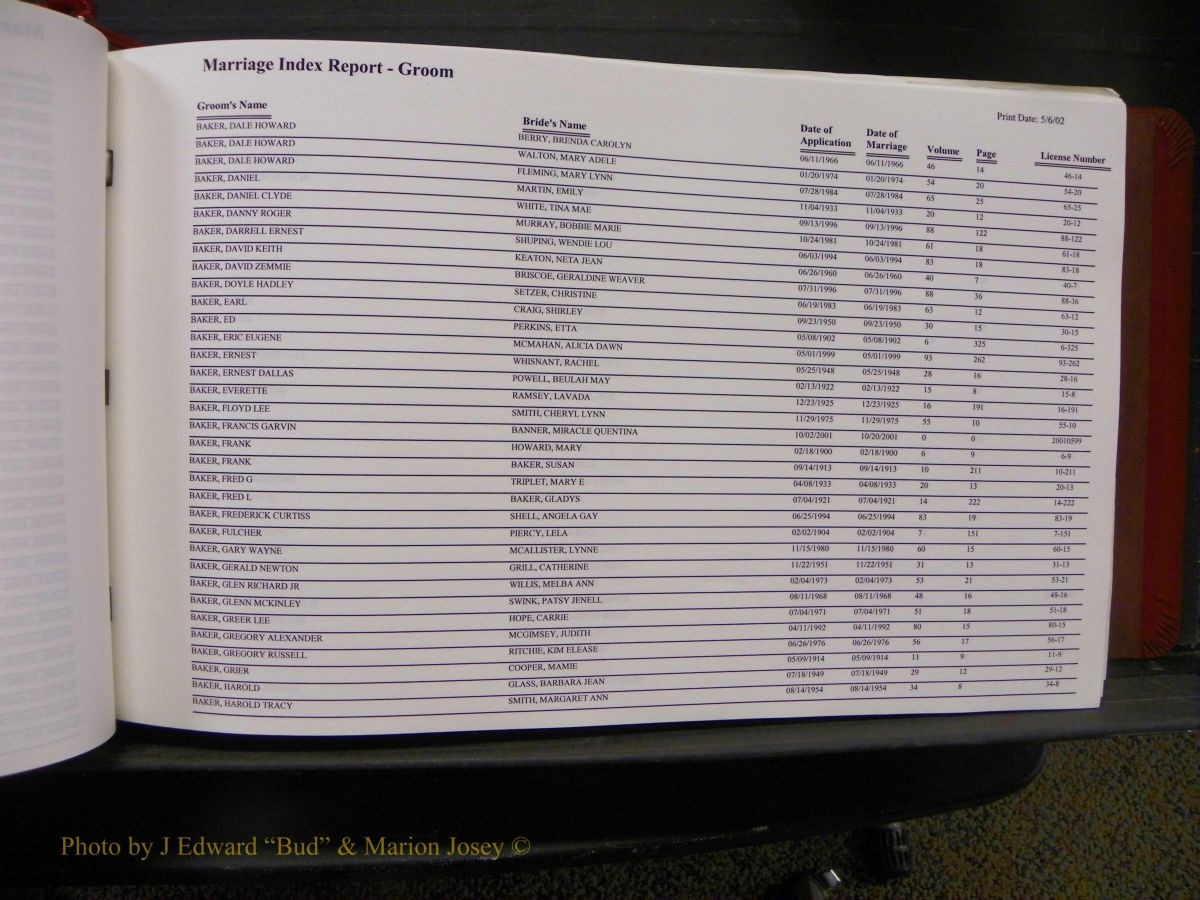 Burke Marriages, Book 1&2, A-N 041.JPG