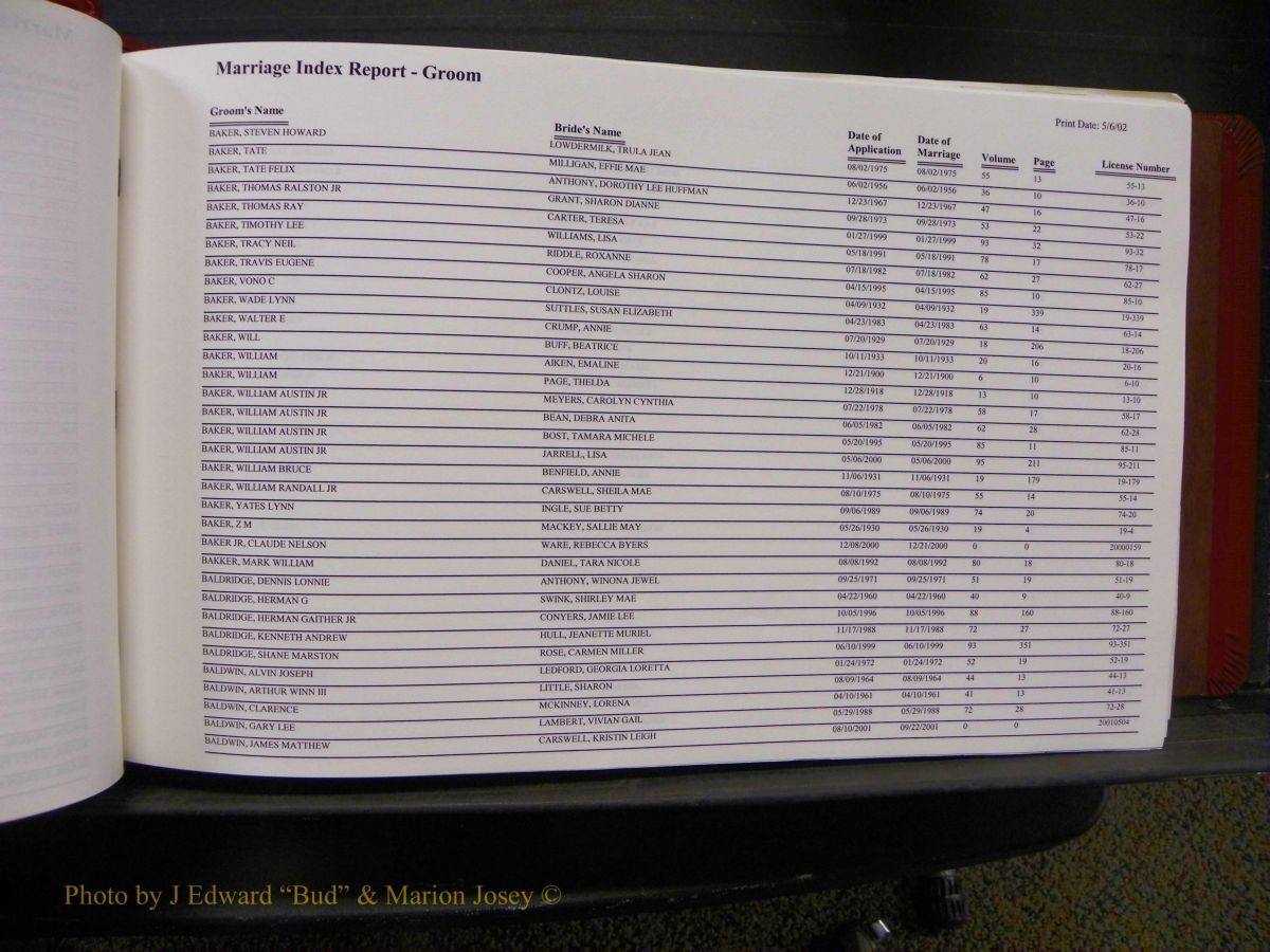 Burke Marriages, Book 1&2, A-N 044.JPG