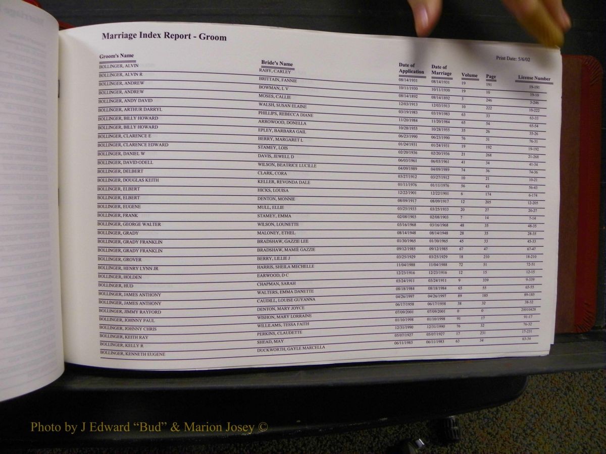 Burke Marriages, Book 1&2, A-N 092.JPG