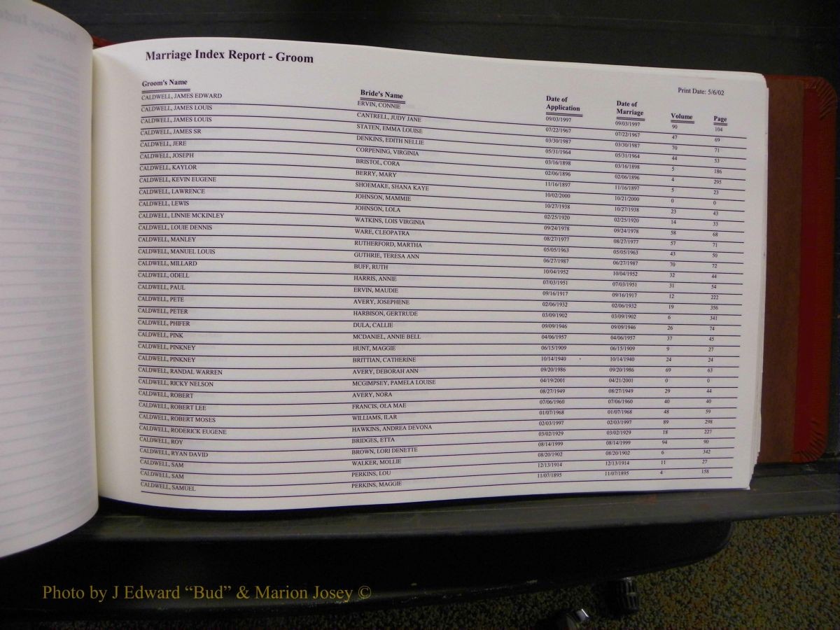 Burke Marriages, Book 1&2, A-N 162.JPG