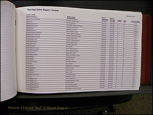 Burke Marriages, Book 1&2, A-N 085.JPG