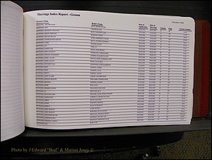 Burke Marriages, Book 1&2, A-N 134.JPG