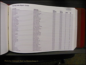 Burke Marriages, Book 1&2, A-N 187.JPG