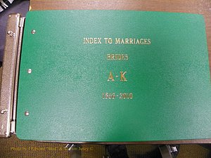 Cabarrus Marriages, Female Index, A-K, 1856-2010 001.JPG