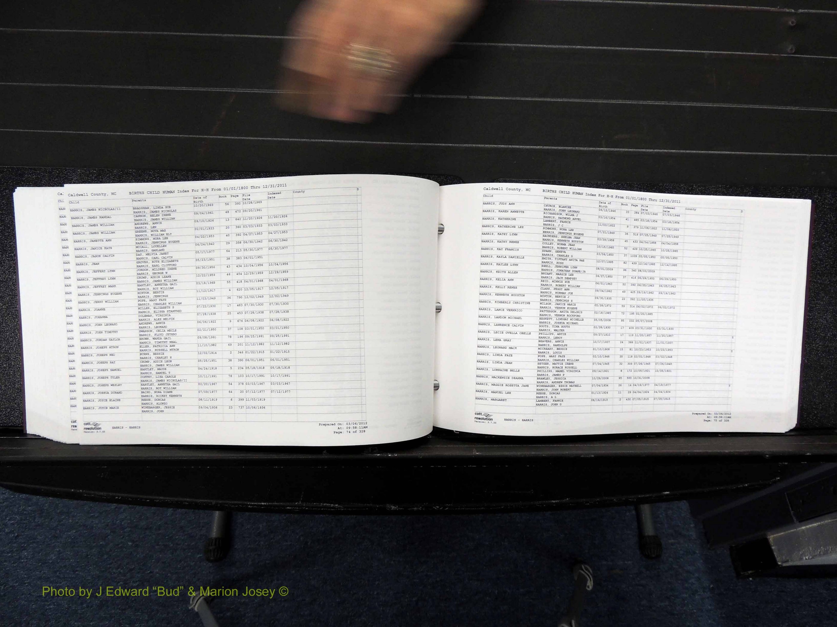 Caldwell Co, NC, Births, D-H, 1800-2011 (332).JPG