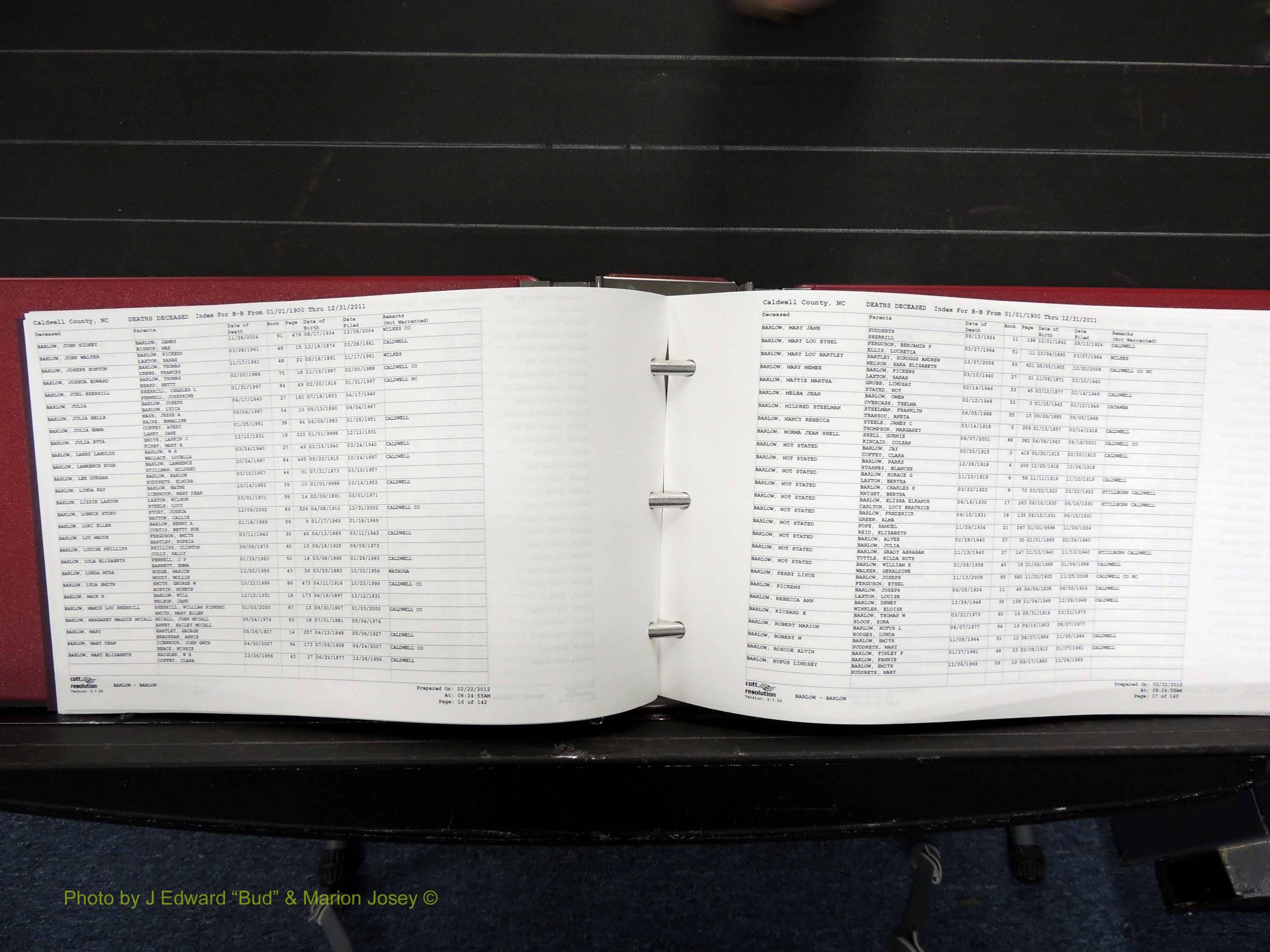 Caldwell Co, NC, Deaths, A-G, 1900-2011 (133).JPG