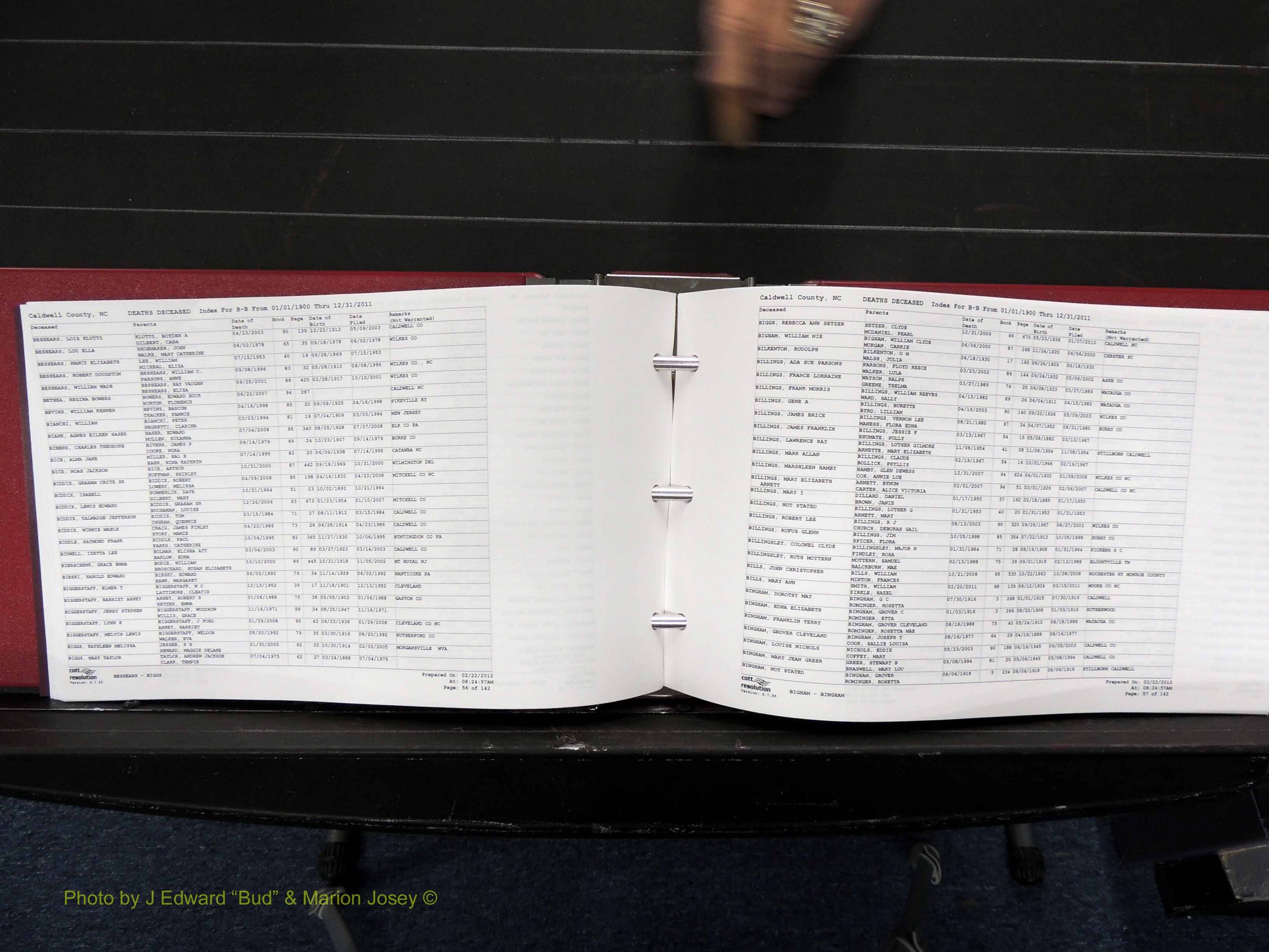 Caldwell Co, NC, Deaths, A-G, 1900-2011 (153).JPG